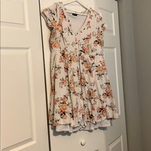 Torrid floral print skater dress